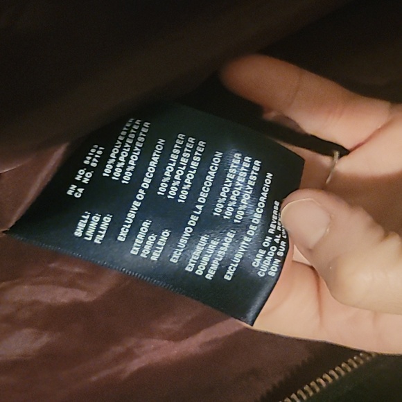 NWOT Tommy Hilfiger Quilted Black Coat Size XL - Picture 6 of 6